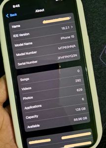 Iphone 15 With Original Charger And Box