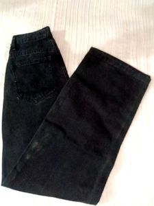Black Straight Leg Jeans
