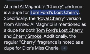 Ahmed Al Maghribi Cherry Perfume