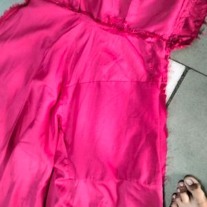Outfit From Scratch Shartin Kurti With Organza Dup