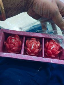 Lotus Flower Candles (Set of 3)