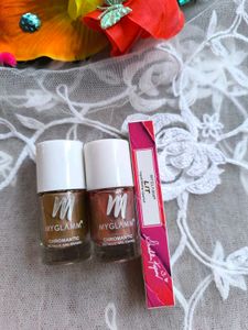 MyGlamm Nail Polish & Lipstick Combo Offer 🎉🎉😍