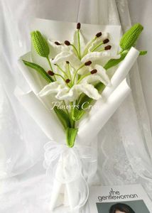 Crochet Lily &amp; Tulip Bouquet
