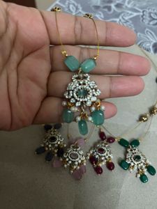 Colorful Indian Pendant Necklaces