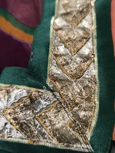 Vintage Gotta Patti Border Saree