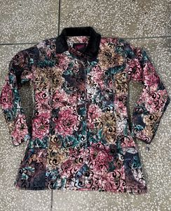Floral Print Jacket