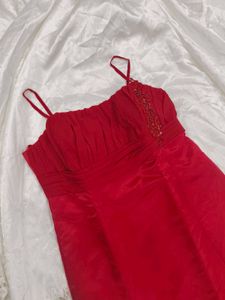 Red Mermaid Gown