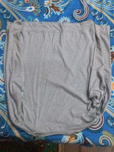 Gray Long Sleeve Graphic Tee