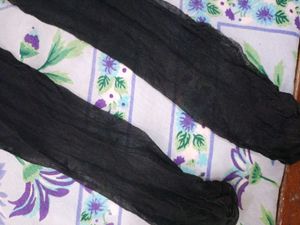 Women Long Boots + Black Stockings