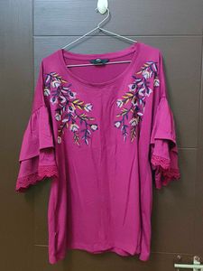 Max Purple Rayon Shirt