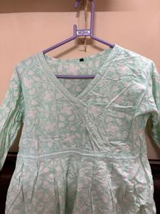 Mint Floral Print Top❤️