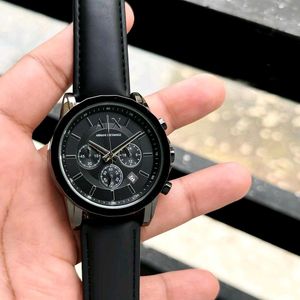 ARMANI EXCHANGE MENS BLACK WATCH # Model - AX2604