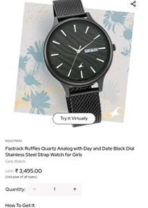 Original Fastrack Analogue Watch For Women