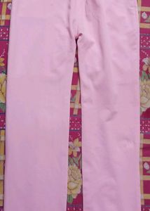 Pink Flared Pants