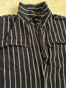Striped Shirt Dress