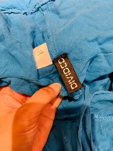 H&amp;M Blue Frill Dress