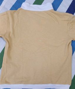 Yellow V-Neck Top