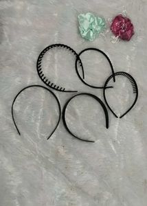 Pack Of Hair bands With Free Scrunchies