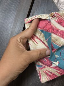 Blue Pink Kurti