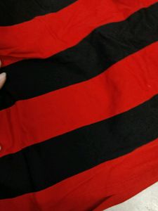 Cute Red And Black Dress