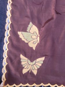 Brown &amp; Yellow Kurta Set