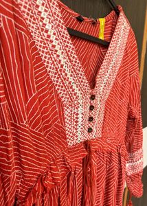Brand New Embroidery Maxi Gown
