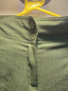Olive Green Wide Leg Pants