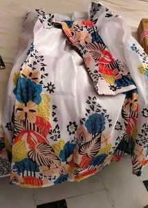 Floral Lehenga Crop Top Set