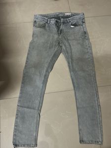 Gray Denim Jeans - Casual Style