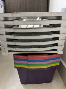 5 Compartment Plastic Drawer
