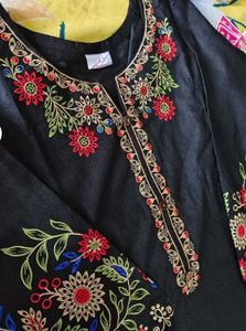 Elegant Black Kurta Set