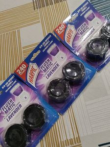 Harpic Flush Metic,  Toilet Cleaner, Lavender Flavour, Set Of 3