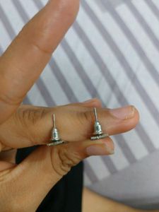 Silver Tassel Drop Earrings