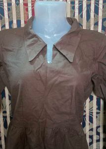 Shirt collar dress