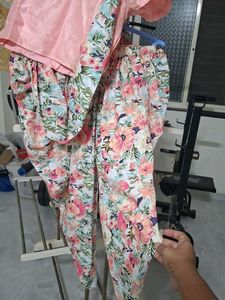 Floral panjabi Choli Set