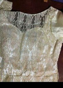 wedding Gown with free moisturizer and bangles