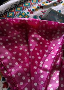 New Unopened/Packaged Pink Polka Dot Scarf