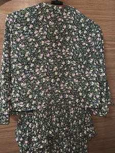 Floral Ruffle Mini Dress