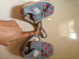 Baby Girl Shoes - Size 4