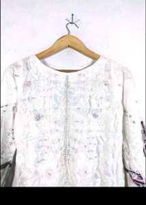 Partywear Pakistani Suit With Beautifu Ruffled