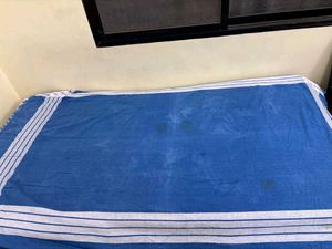 SingleBed Blue Bedsheet
