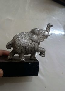 Vintage Silver Elephant Figurine