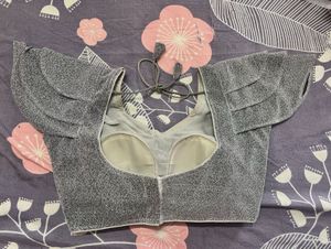 stylish grey blouse
