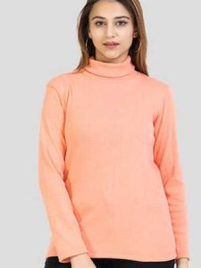 Peach Turtleneck Top (free delivery)