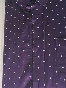 Hancock Dress Shirt - Purple Diamond Print