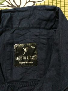 Youth First Navy Shirt Used