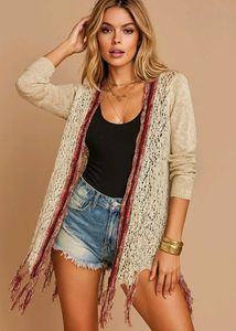 🎁Buy1 Get1 Free Boho Fringe Cardigan A