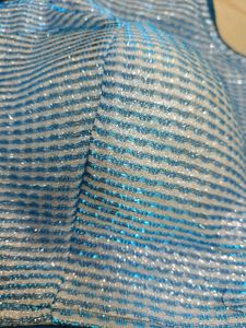 Blue Glitter Blouse