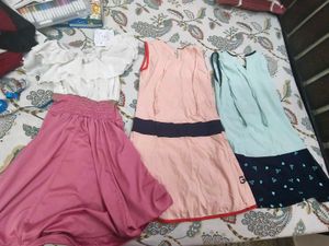 Combo Of 3 Beautiful Frocks For 6-7 Years Girl