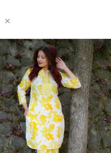 Madarwa Floral Print Kurta